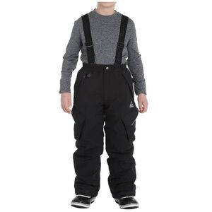 Gerry Black Snow Pants with Suspenders NWOT
